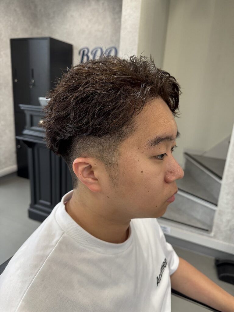 刈り上げショートorツイストスパイラルorブラウンカラー | BOOST men's hair salon