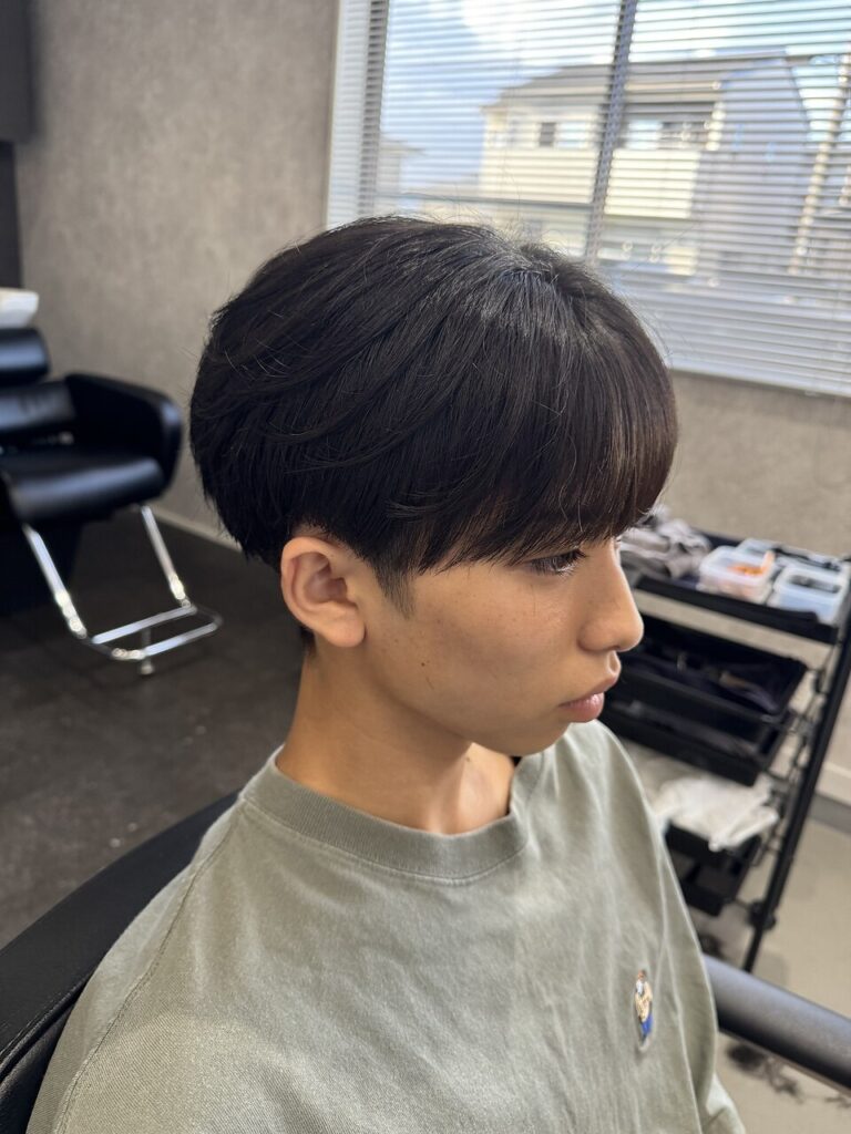 シースルーフェザーマッシュ | BOOST men's hair salon