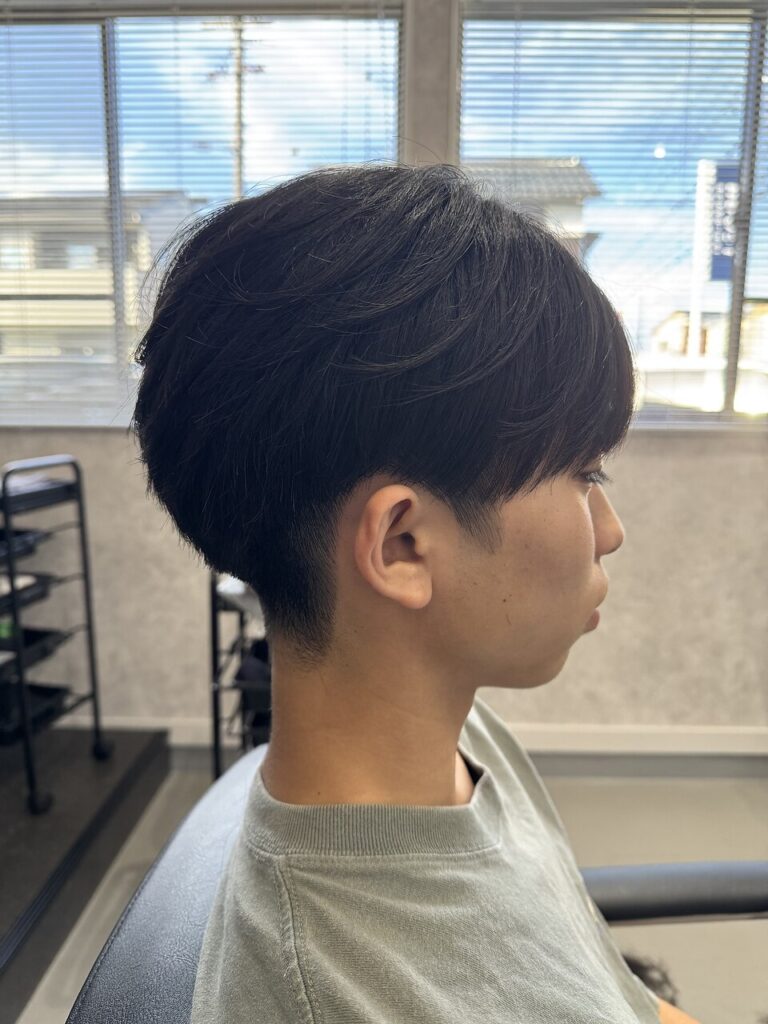 シースルーフェザーマッシュ | BOOST men's hair salon