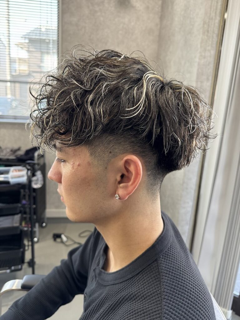 スペインカールorハイライト | BOOST men's hair salon