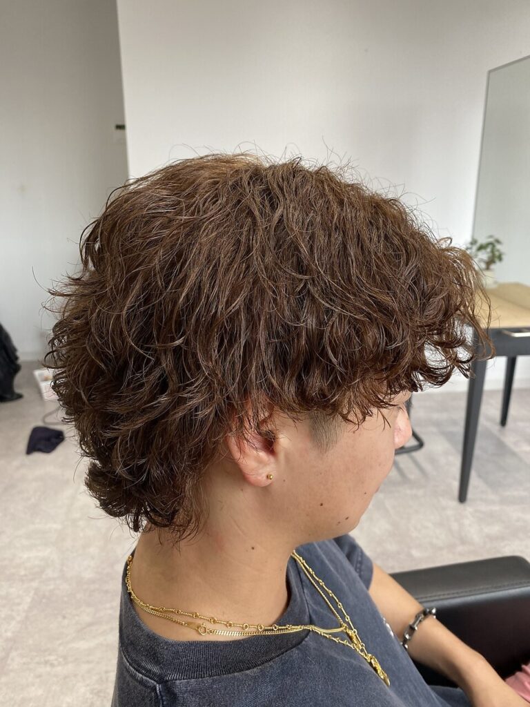 茶髪×サーフカール | BOOST men's hair salon