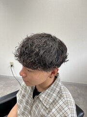 シャドウパーマ | BOOST men's hair salon