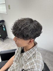 シャドウパーマ | BOOST men's hair salon