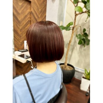 お手入れ簡単！内巻きショートボブ【横井】 | Le・reve 船越店