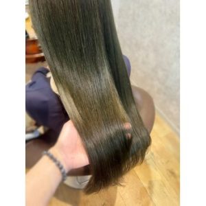 ブリーチなしでオリーブ感強めのカラー【横井】 | Le・reve 和田店