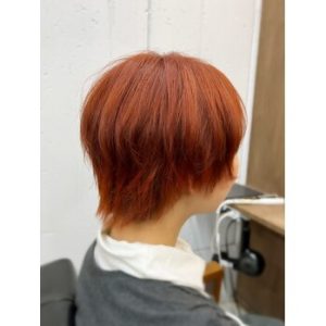 ショートレイヤー×オレンジ【横井】 | Le・reve 和田店