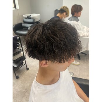 ツイストスパイラルパーマ | BOOST men's hair salon