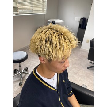 刈り上げスパイキーショート | BOOST men's hair salon