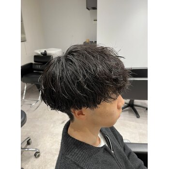 シャドウパーマ | BOOST men's hair salon