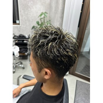 ブリーチメッシュを担当させていただきました！ | BOOST men's hair salon