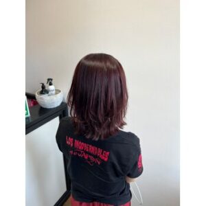 大人可愛いくびれミディアム×ボルドー【横井】 | ALIA 小豆餅店