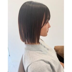 肩上切りっぱなしボブ【加藤】 | ALIA 小豆餅店