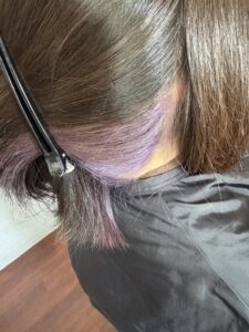 初めての方にもおすすめ☆首元彩るインナーカラー | Le・reve 和田店