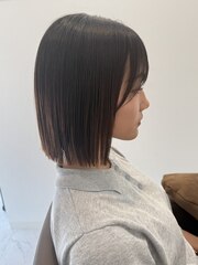肩上切りっぱなしボブ【加藤】 | ALIA 小豆餅店