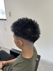 仏陀パーマ落ちかけ | BOOST men's hair salon
